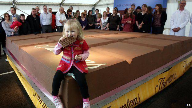 A világ legnagyobb tábla csokija 2011-ben | Kép forrása: worldrecordacademy.com